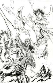 J. Scott Campbell | Original Art: X-Men Legends #1 JSC EXCLUSIVE cover D | J. Scott Campbell