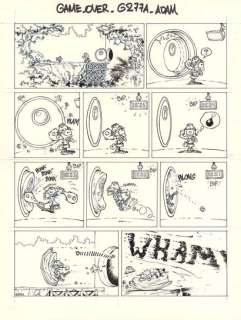 Lot 63 - MIDAM (ne en 1963) - Game Over - Only for your eyes Encre de…