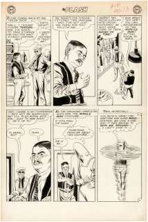 THE FLASH VOL. 1 #141 PG 13 DECEMBER 1963 COMIC BOOK PAGE ORIGINAL ART BY CARMINE INFANTINO. | Hake’s