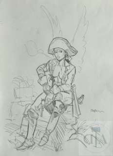 Meynet/Ailes et Belles. Dessin original preparatoire pour… | Dagoty