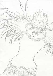 Takeshi Obata (小畑・健)... | Takeshi Obata (小畑・健) - Tsugumi Ōhba (大場つぐみ) Death Note... | Aibo Art Auction