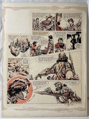 FRANK BELLAMY - Original comic book art for EAGLE volume 9 #47 (1956) by FRANK BELLAMY - ‘The | Excalibur Auctions