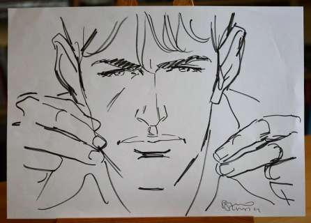 Dylan Dog - Bruno Brindisi - original sketch  - Page volante - EO - (2016) | Catawiki