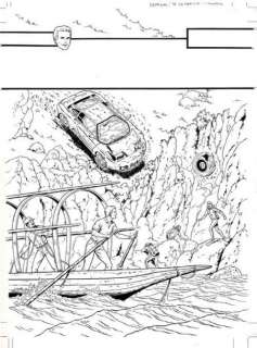 Chaillet Lefranc | Couverture originale à l’ encre de Chine pour l’album | Cornette de St Cyr