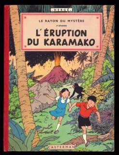 Herg - JO, ZETTE ET JOCKO L‘ERUPTION DU KARAMAKO Album cartonné, EO Casterman