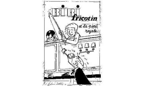 LACROIX Pierre. Â«Bibi Fricotin et la Pipe RoyaleÂ». 44 planches originales