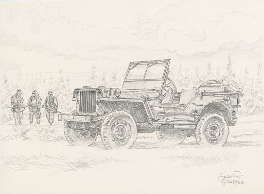 Jarbinet | Airborne 44 - Jeep Willys | Galerie Champaka