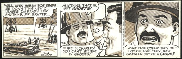 John Celardo | Buz Sawyer daily strip | Galerie Laqua