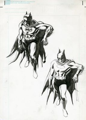 Steve Rude | Batman Pen and Ink Artwork | Steve Rude