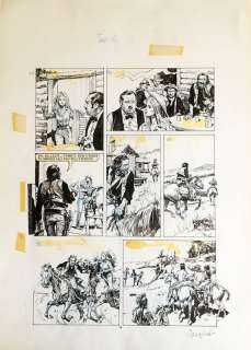 Paolo Eleuteri Serpieri - Tavola originale west - Page volante | Catawiki