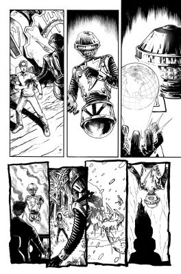 Gavin Smith | Gavin Smith - Mighty Morphin Power Rangers: Zord Quest #1, Page 13 | Modern Mythology Comic Art