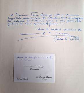 * Jacobs - Dédicace:... | * Jacobs - dédicace: Le piège diabolique (1972) agrémenté... | Tessier Sarrou