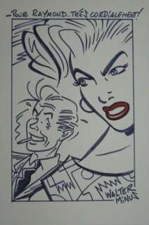 Walter Minus - Dessin original | Catawiki