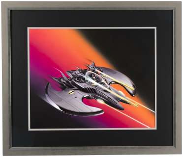 KENNER BATMAN: THE DARK KNIGHT COLLECTION (1990) - BATMAN TURBOJET BATWING BOX ORIGINAL ART. | Hake’s