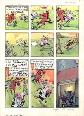 Johan de Moor | La Vache Même Les Oiseaux Puent pl.16 | 2DGalleries