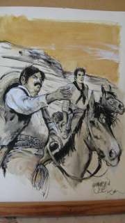 Follet, René - Dessin original - Hommage Ã  Jijé - Jerry Spring | Catawiki