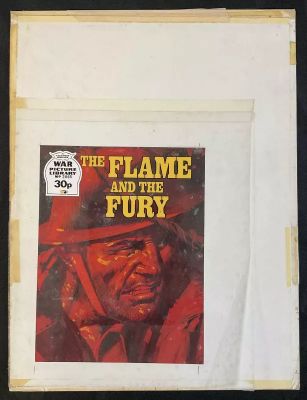 Lot 188 - WAR PICTURE LIBRARY #517 ’Nightmare Jungle’ (May 1969) original comic book cover artwork by | Excalibur Auctions
