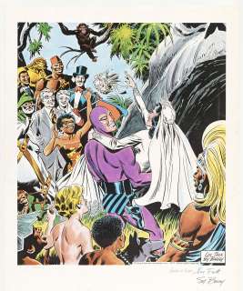 THE PHANTOM WEDDING LIMITED EDITION PRINT SIGNED BY THREE. | Hake’s