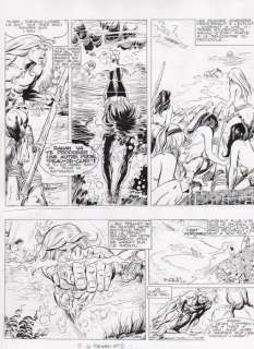 Rahan - tavola originale per "Pif" - Page volante - EO | Catawiki