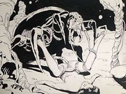 Saint Germain - Illustrazione Originale sexy-erotica a China - Page volante - EO | Catawiki