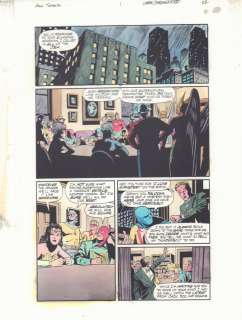 Doug Hazlewood, John Kalisz, Michael Lark | All Star Comics #1 P.22 Color Guide Art - Great Jsa Team At Roundtable - 1999 | Anthony’s Comic Book Art