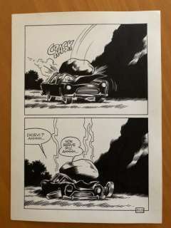 Kriminal n. 106 - Magnus - tavola originale "Corri corri cavallino" - Page volante - (1967) | Catawiki