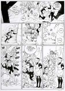 Clarke | Mélusine, planche n°712 Ã  l’encre de Chine de l… | Banque Dessinée