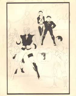 Mark Propst | Pin-Up / Splash of Series Main Characters | Anthony’s Comic Book Art
