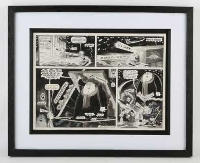 Leo Baxendale (1930 2017) Original artwork in comic art style, signed, framed and glazed, 43 x 53… | Ewbank’s