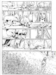 Trif - planche originale "La Belle et la Bete" - EO | Catawiki