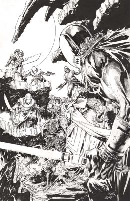 Star Wars: Bounty Hunters #25 Variant Original Cover Art by Ken Lashley
