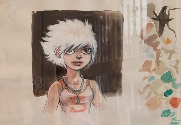 Dan Verlinden - illustration originale - DEHORS | Galerie des bulles