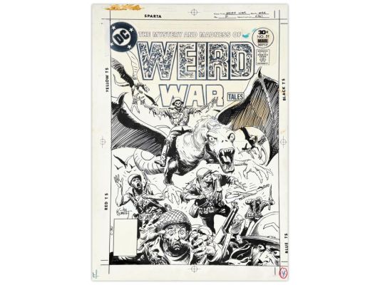 Lot 436 - Joe Kubert Weird War #51 Cover Art
