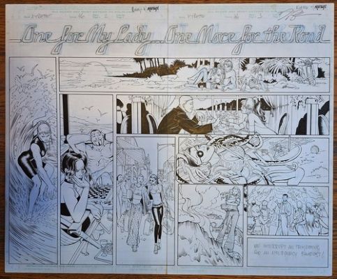 X-Treme X-Men #46 - Opening 2-Page Spread Original Art - LAST ISSUE! | eBay US