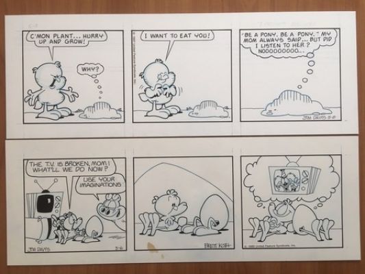 2x original Comic-Strips aus Orson‘s Farm (US Acres) | eBay Europe (Buy It Now)