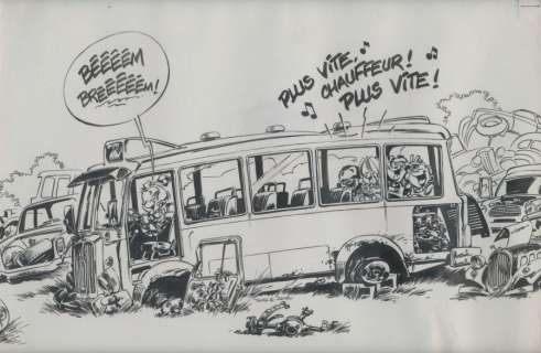 Le Petit Spirou Original Art For Sale | ComicArtTracker