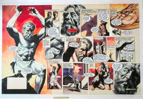 Onbekend - Originele pagina in kleur - Greek mythology - (1960/1965) | Catawiki