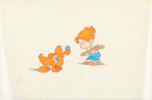 Roba Jean | Boule & Bill. Dessin original. Encre de chine sur papier et sa mise en couleurs sur calque. | Sotheby’s