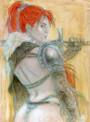 Luis Royo | RED SONJA - MODEL 2T | Laberinto Gris
