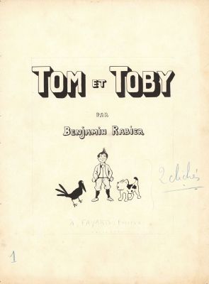 Rabier Benjamin... | RABIER Benjamin (1864-1939) Tom et Toby Encre de Chine... | Tessier Sarrou