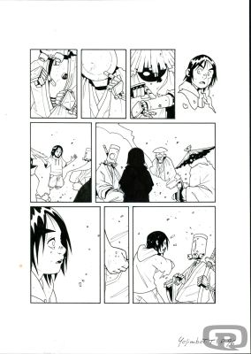 Sylvain Repos | Yojimbot, Volume 1, Page 096 - Original Artwork by Sylvain Repos | Pulp’s Art