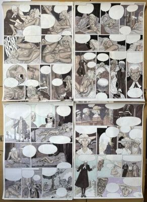 Erich Von Gotha... | Lot 171 - Erich VON GOTHA (né en 1924) Quatre planches originales... | misc / divers