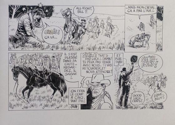 Anonyme Xxe - «Planche... | Lot 344 - Anonyme Xxe - «Planche originale de bande dessinée... | misc / divers