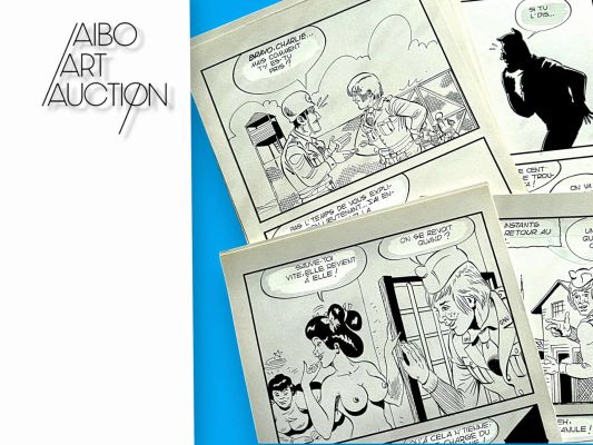 Fagarazzi - Salut... | Lot 7 - Fagarazzi - Salut les bidasses #176 - La danse du ventre... | Aibo Art Auction