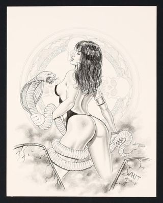 Vampirella Pinup by Les White | eBay US (Buy It Now)