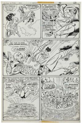PRIMO: SWAN original art ACTION #483 pg 14 Superman Wonder Woman Flash GL JLA! | eBay US (Buy It Now)