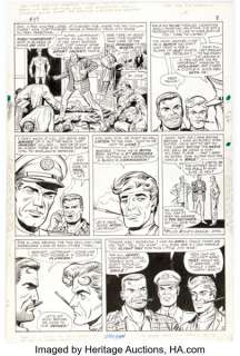 Dick Ayers And John Tartaglione | Sgt. Fury #34 Story Page 6 Original Art (Marvel, 1966). | Heritage