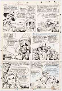 Dick Ayers And Vince Colletta | Ghost Rider #1 Story Page 11 Original Art (Marvel, 1967).... | Heritage