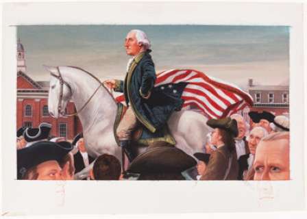 Christopher Fox Payne George Washington Painting Original Art (The Atlantic, undated).... | Heritage