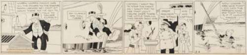 McManus, George | George McManus Bringing Up Father Daily Comic Strip Original Art dated 3-4-1932 (King Features Syndicate, 1932).... | Heritage